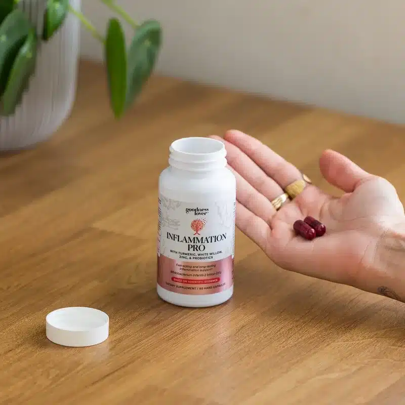 Inflammation Pro bottle with capsules